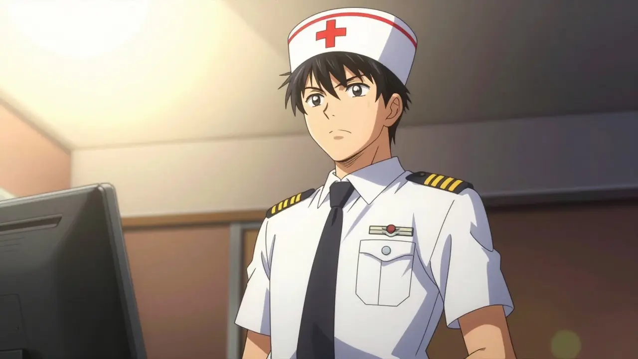 Alert and refreshed professional standing under bright light after a strategic nap