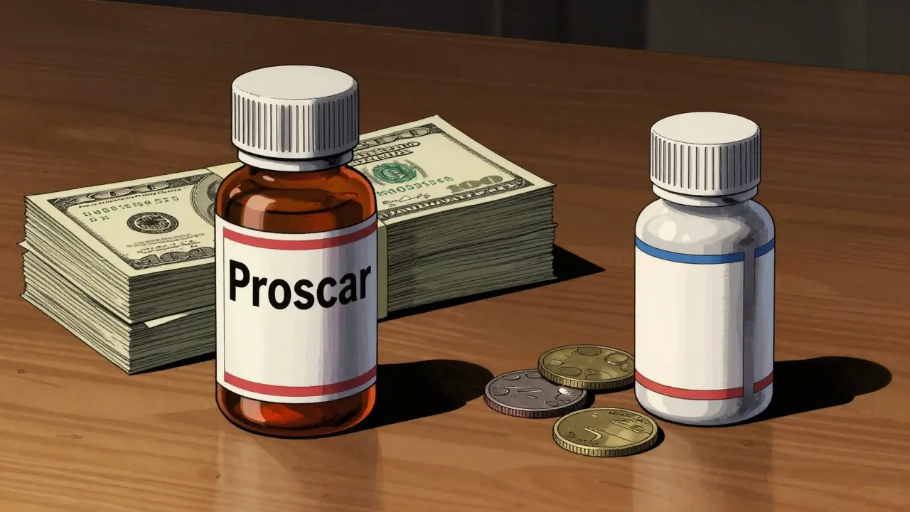 Comparison of expensive brand drug vs cheap generic