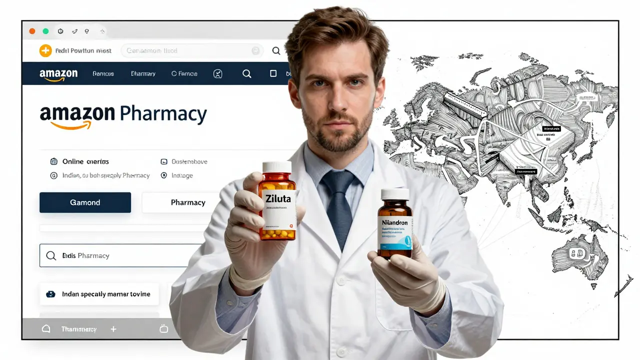 Comparison of online pharmacy options for nilutamide medication